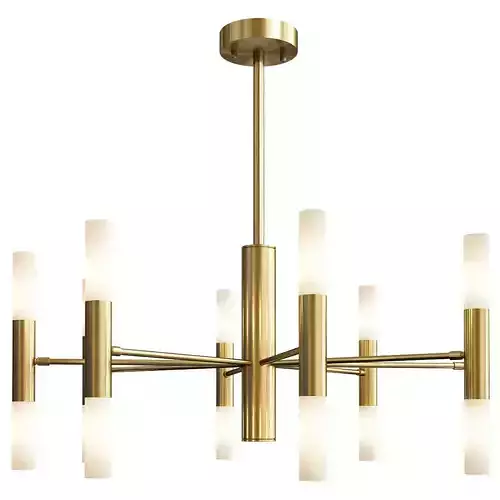Starburst Metal Chandelier Lighting Fixture Modern