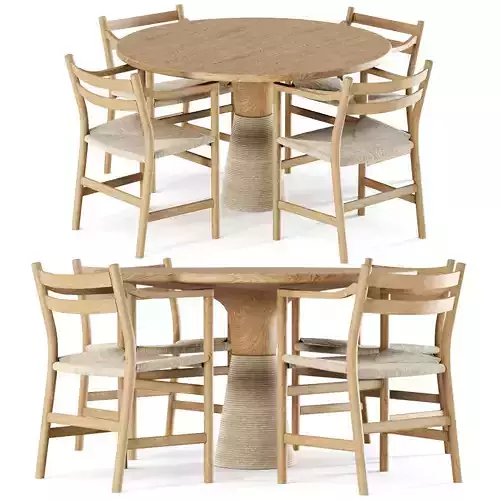 Carl Hansen furniture set v15 