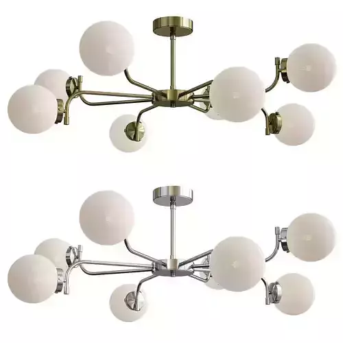 The David Hunt Lighting Collection JAZZ 8 light polished brass