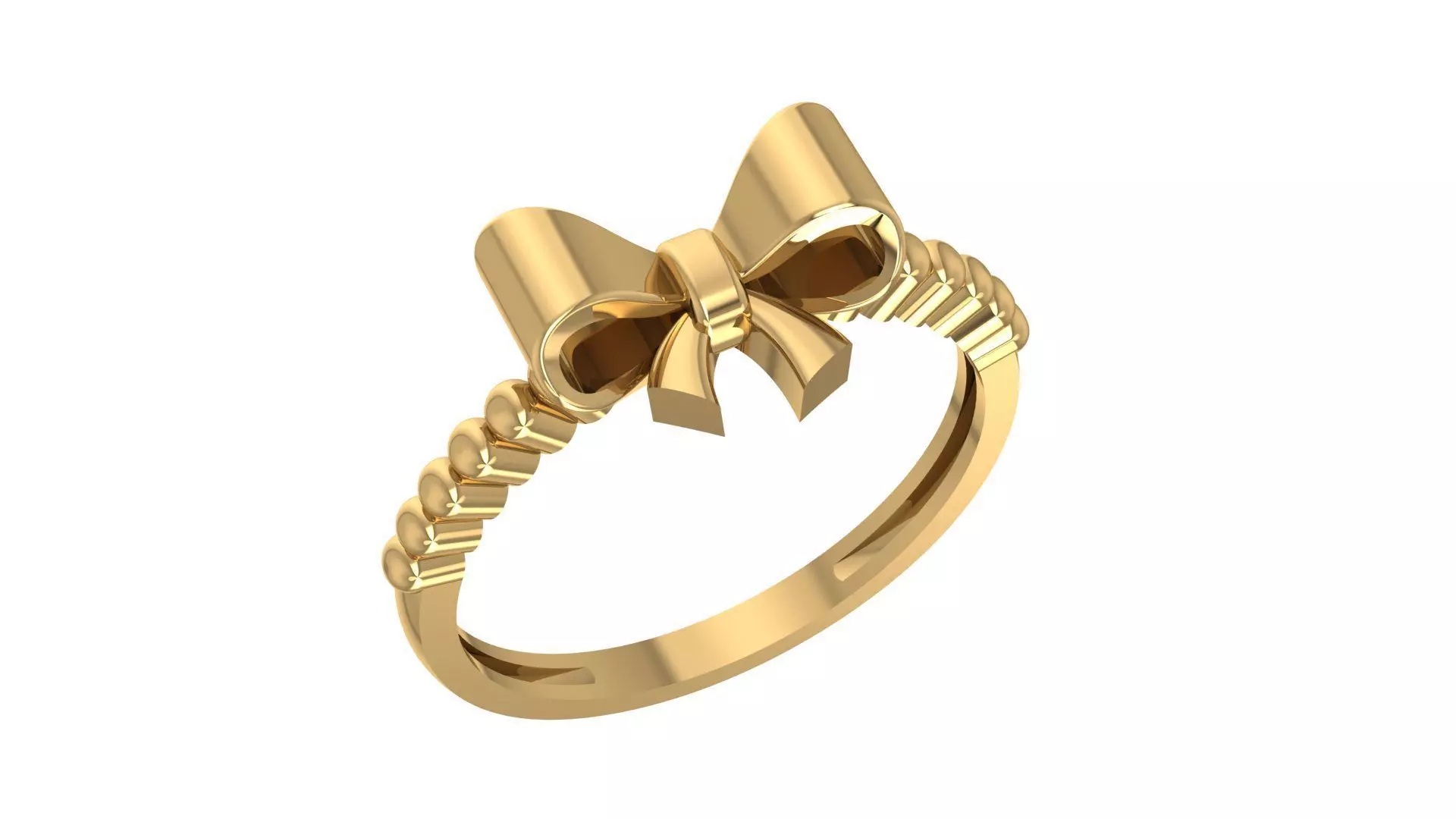 Bow tie Ring 3D print model_0