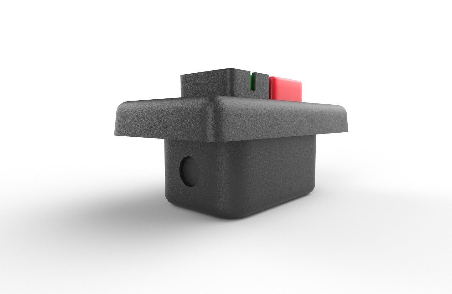 Power Switch M10 Low-poly 3D model_30