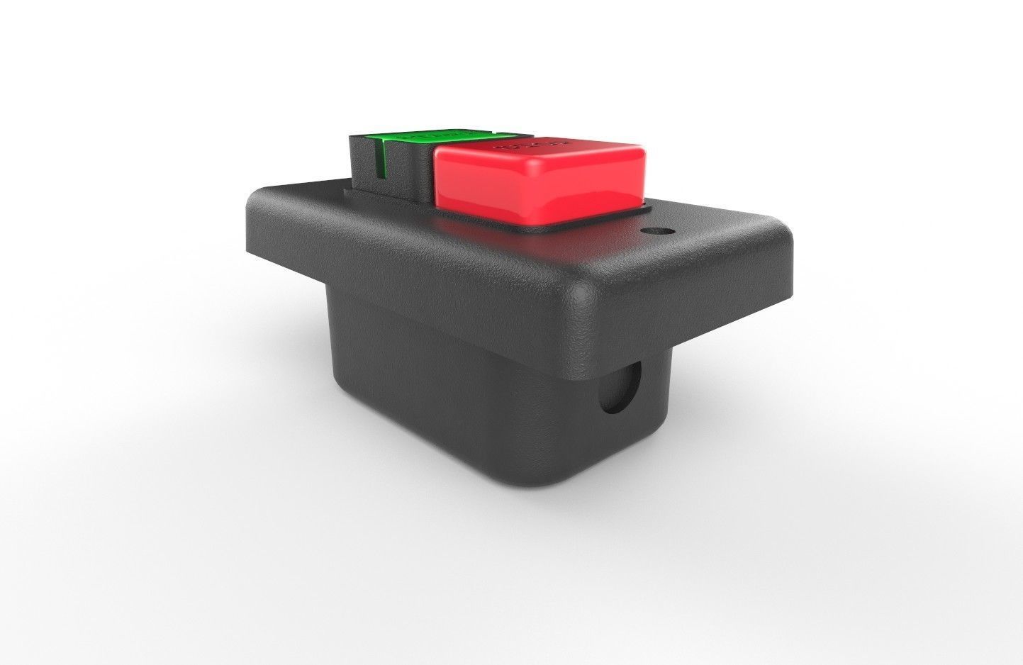 Power Switch M10 Low-poly 3D model_31