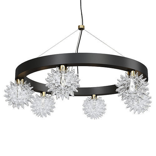 SFORZINDA CHANDELIER 6 LIGHTS Low-poly 3D model