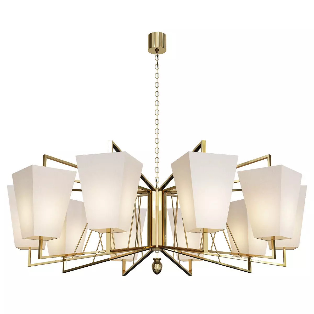 ORIONE CHANDELIER Low-poly 3D model_0