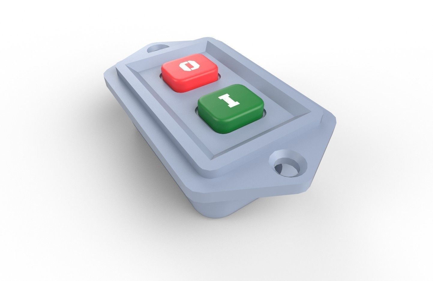 Power Switch M9 Low-poly 3D model_1