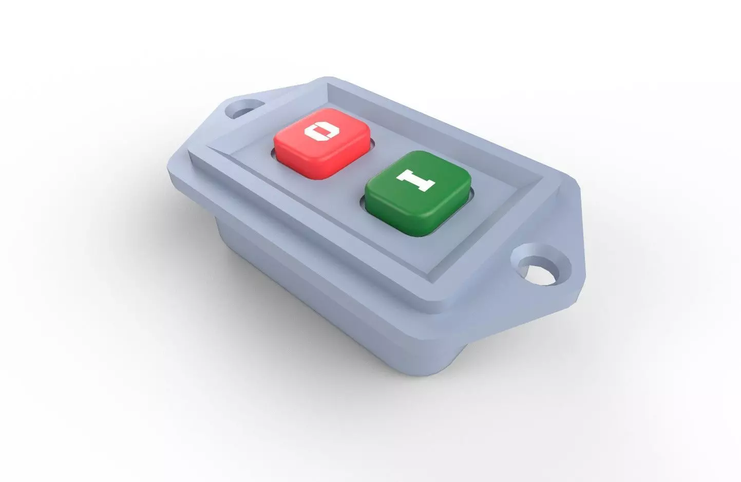 Power Switch M9 Low-poly 3D model_0