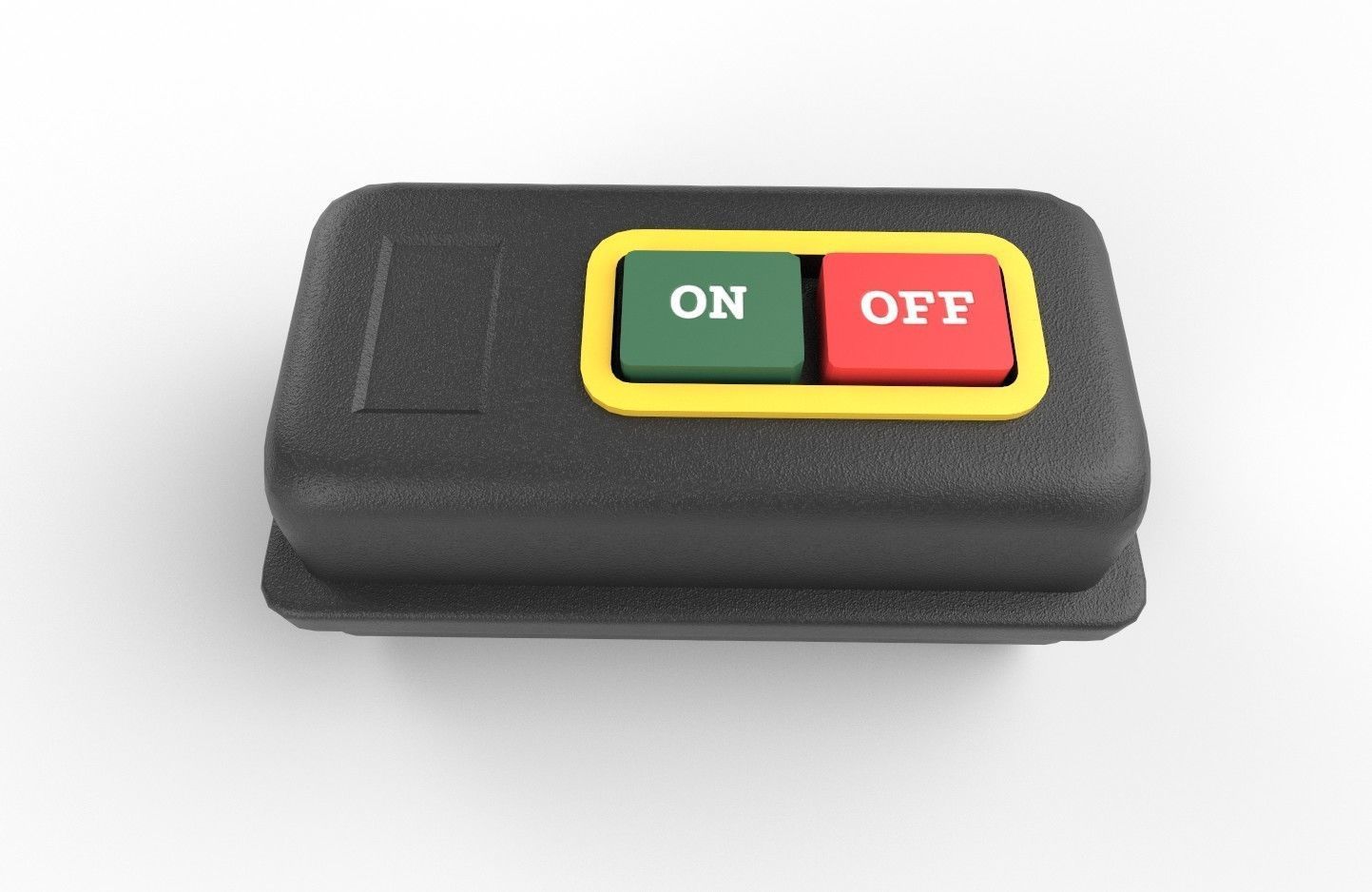 Power Switch M8 Low-poly 3D model_24