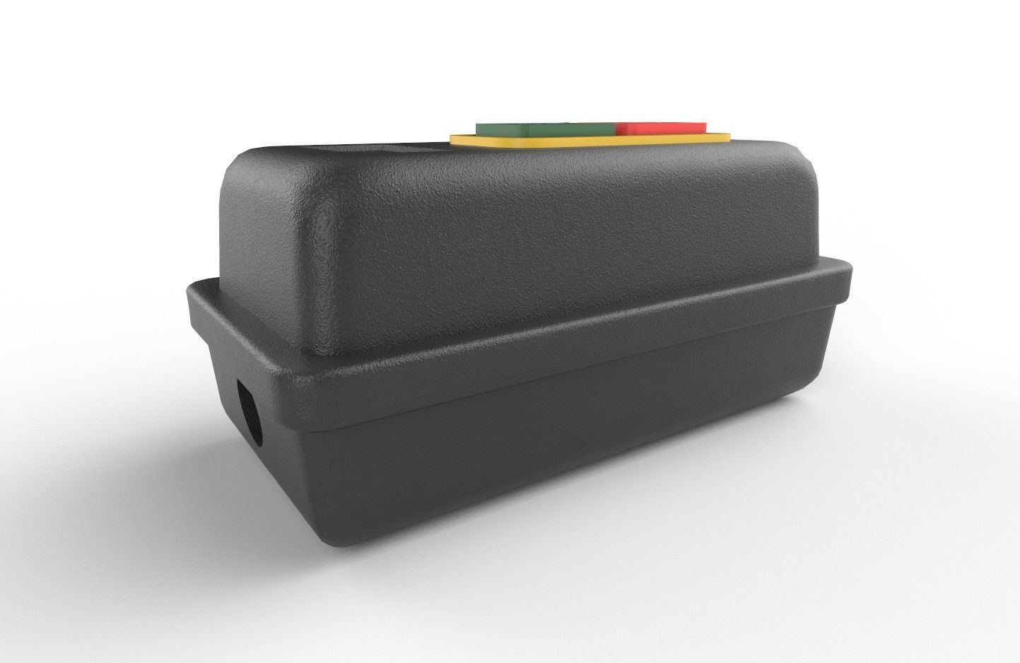 Power Switch M8 Low-poly 3D model_10