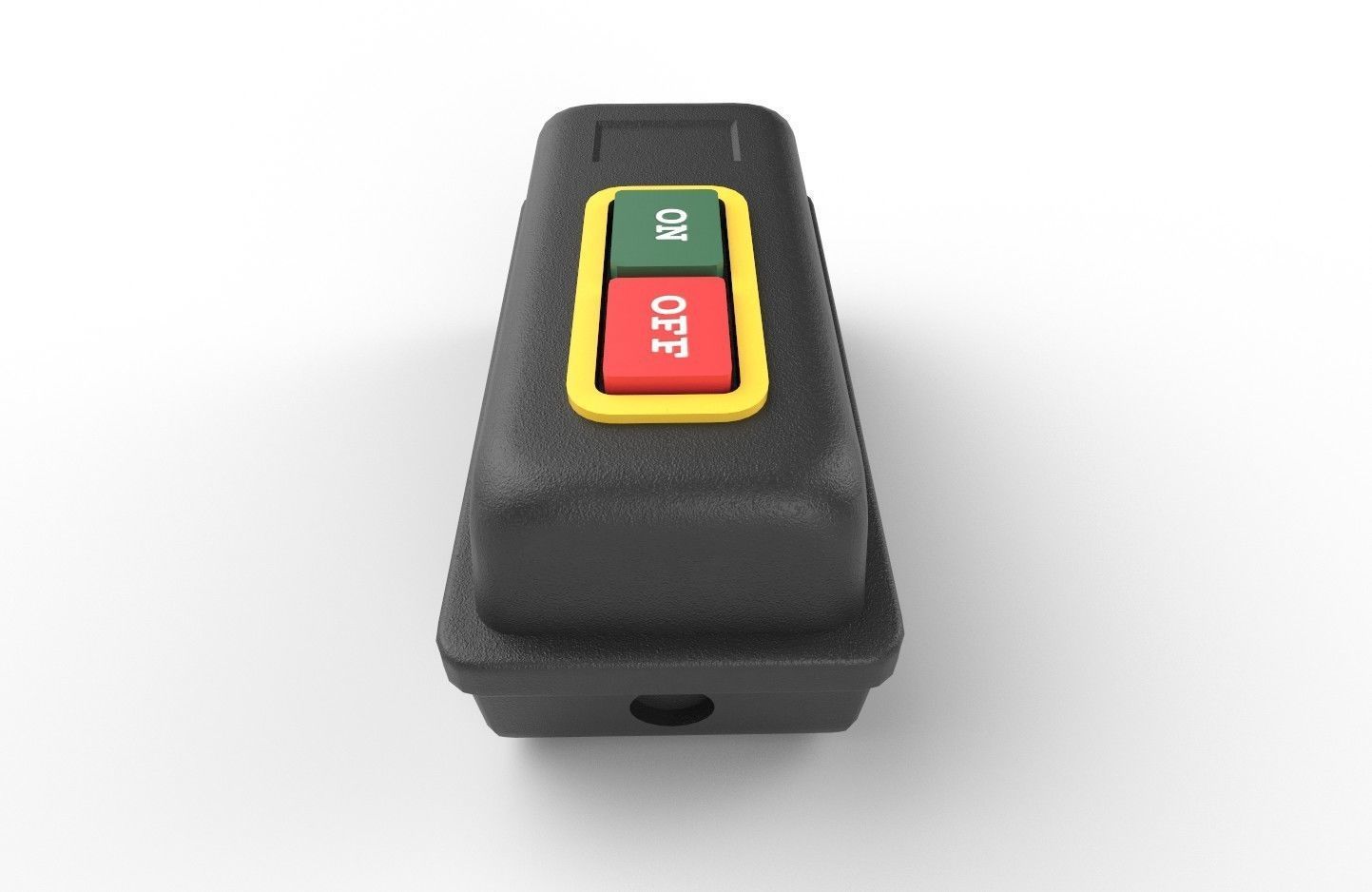 Power Switch M8 Low-poly 3D model_18