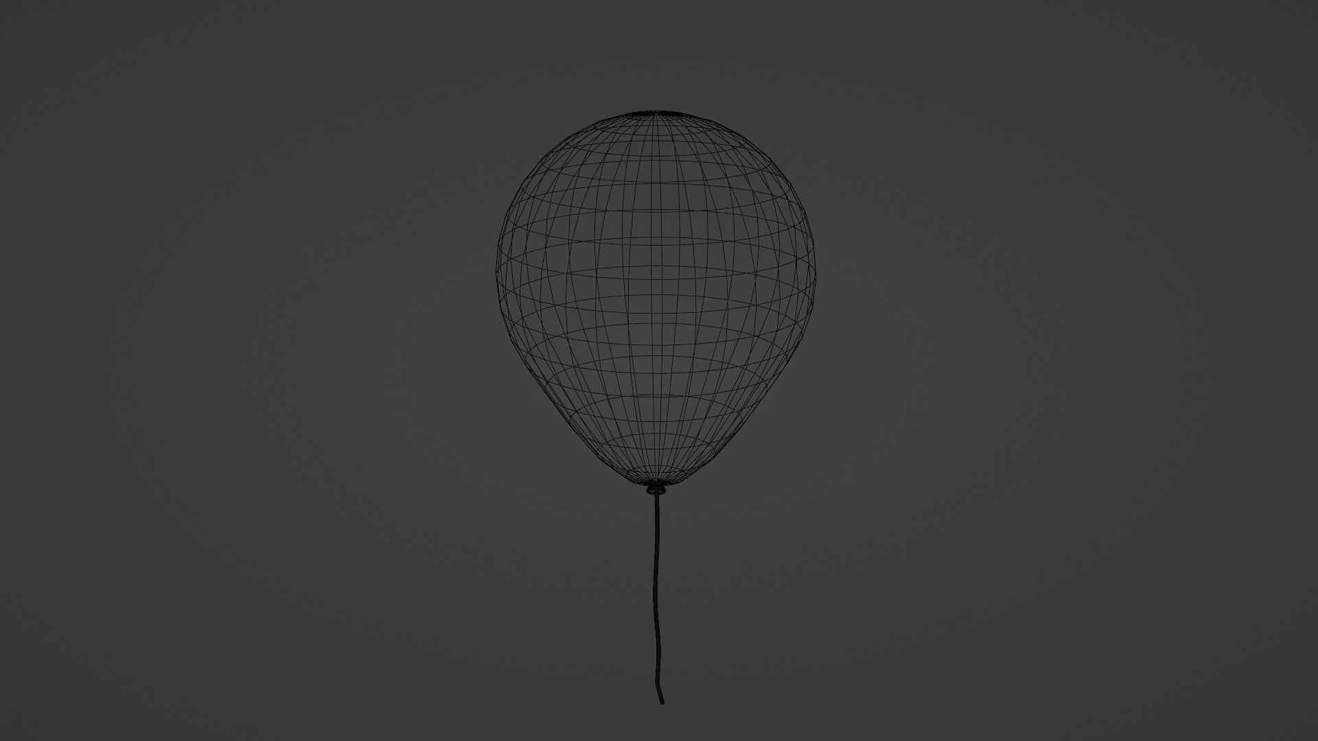 Baloons 3D model colorful balloons floating in air Free 3D model_4