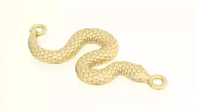 Snake bracelet or pendant 