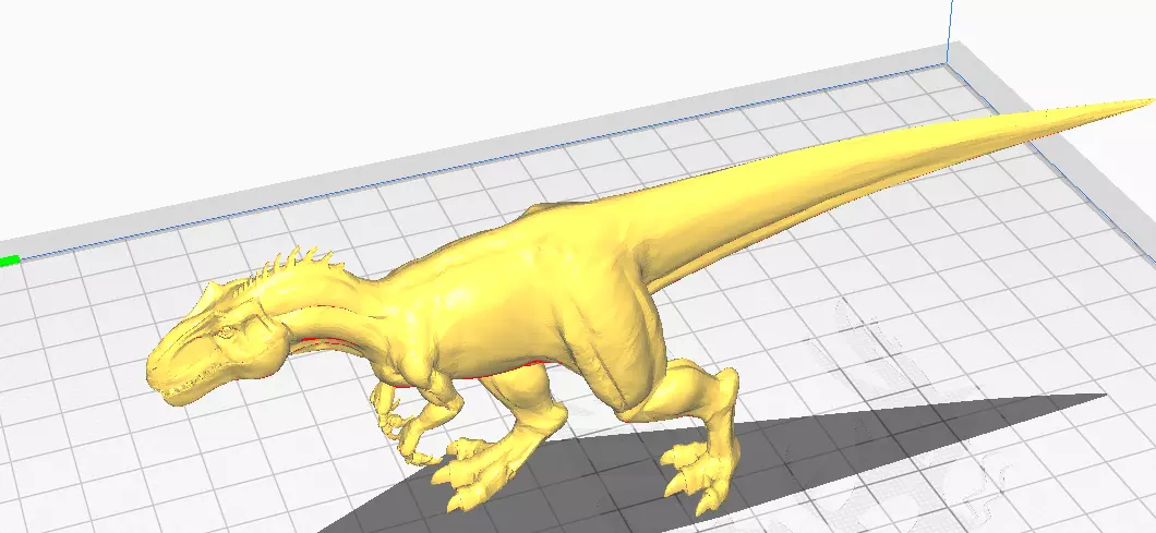 Allosaurus t - rex 3D print model_0