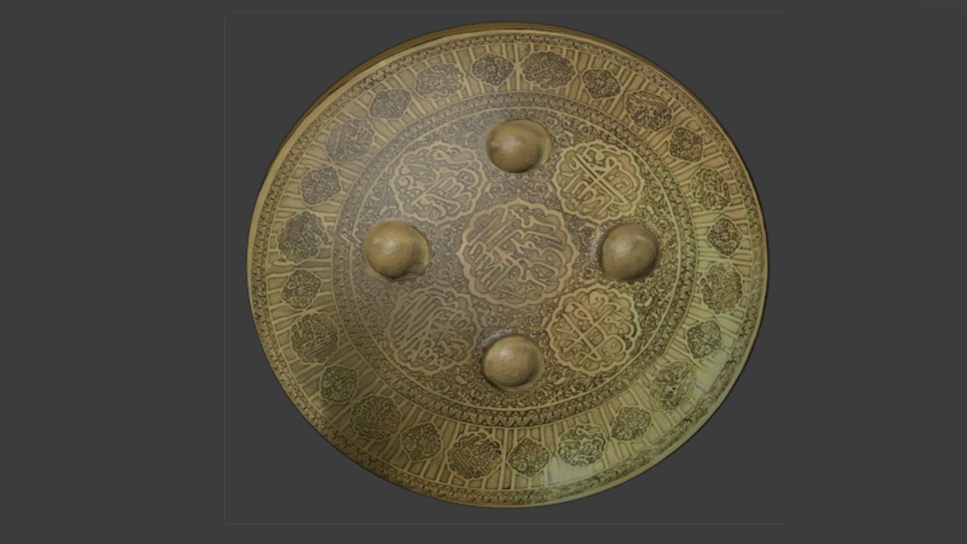 Ottamans Weapon Set Low-poly 3D model_11