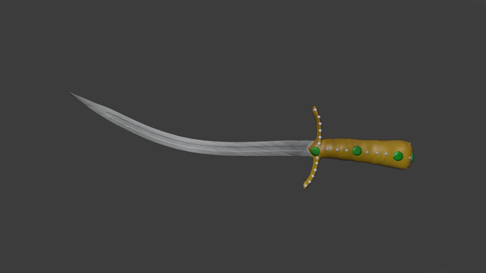 Ottamans Weapon Set Low-poly 3D model_2