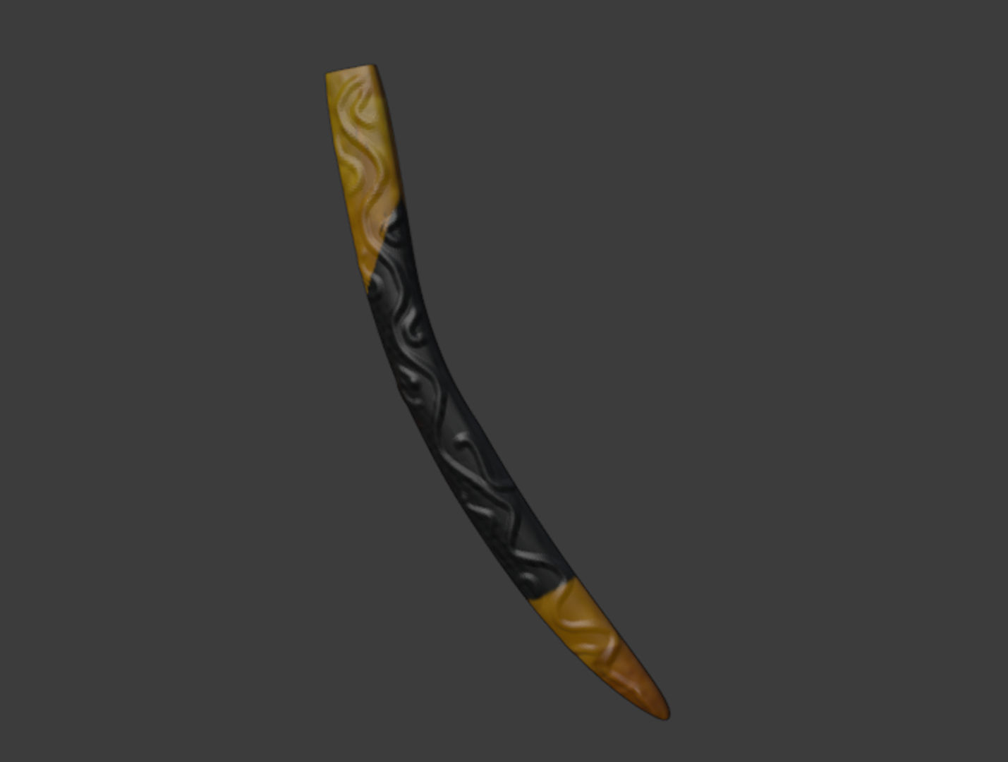Ottamans Weapon Set Low-poly 3D model_1