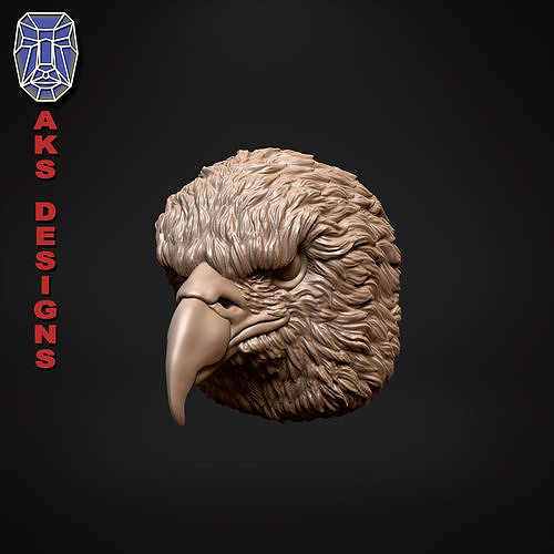 Eagle version 1 Bas relief 3D print model