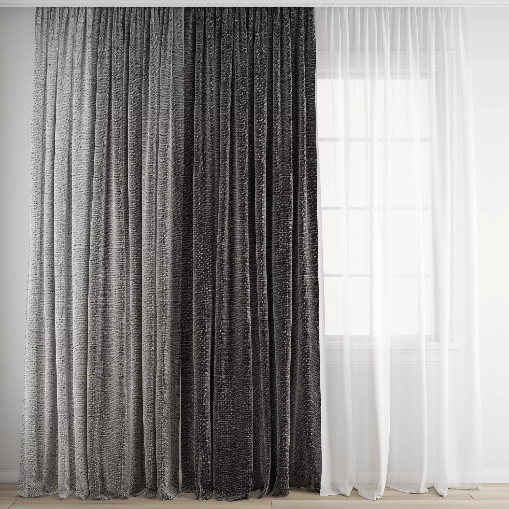 Curtain 286 3D model_0
