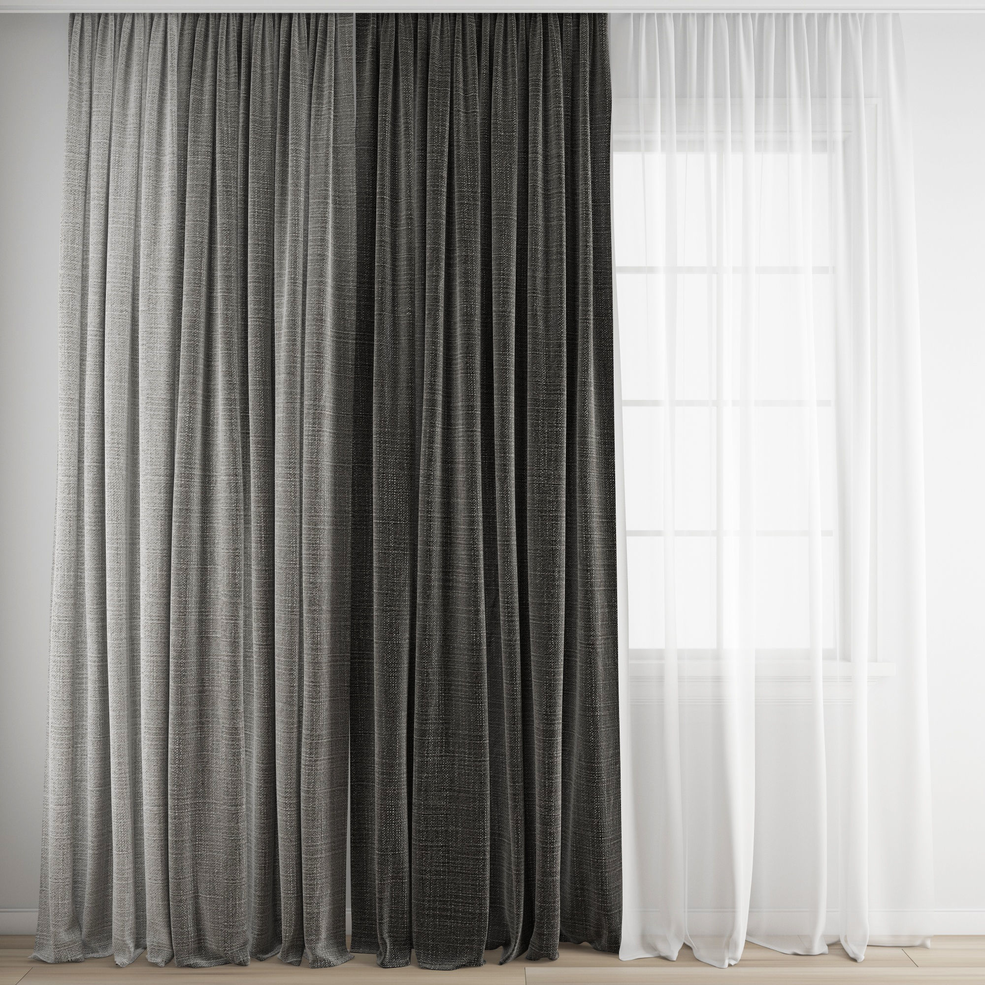Curtain 286 3D model_4
