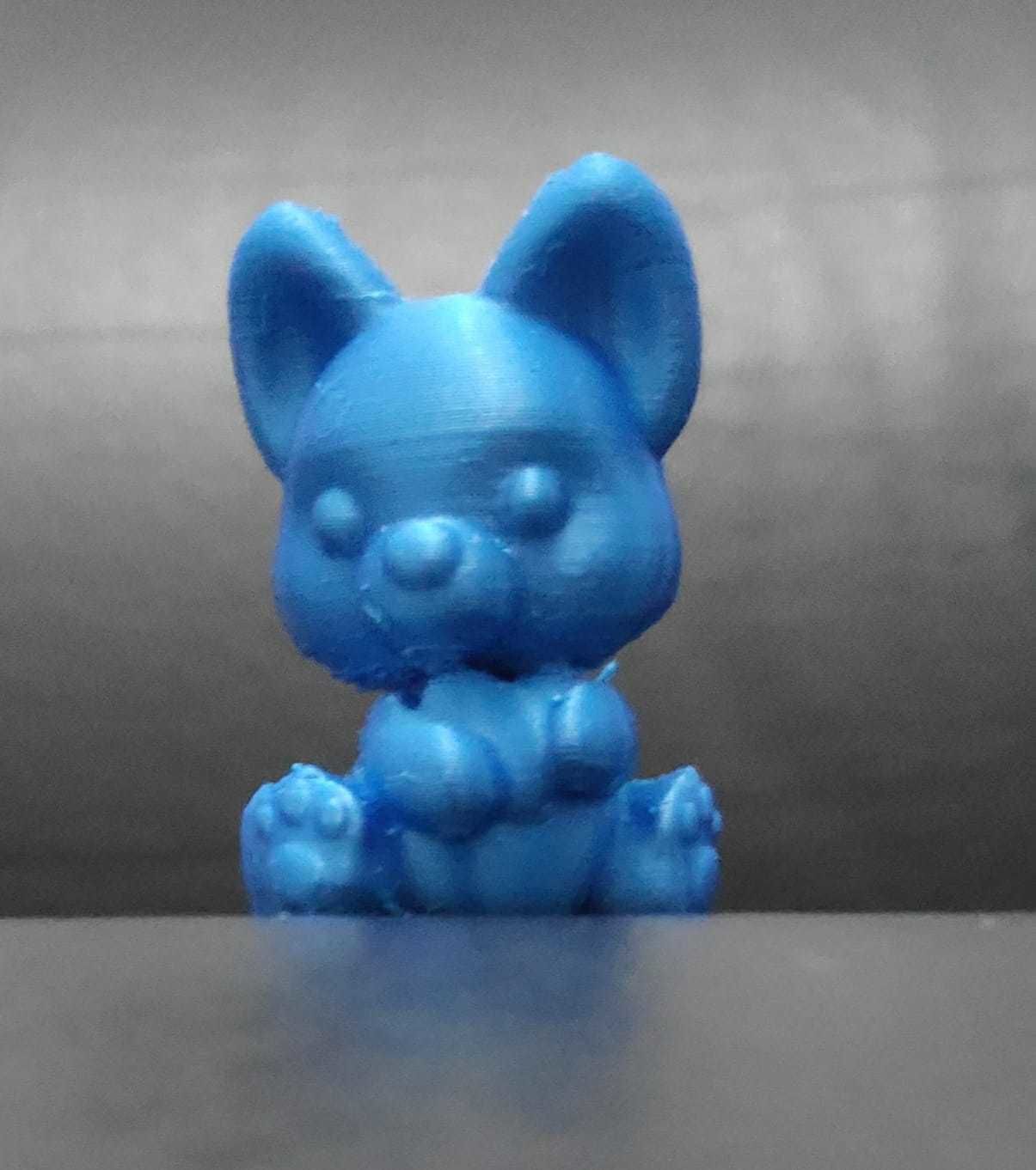 Fox Hugging Heart 3D print model_9