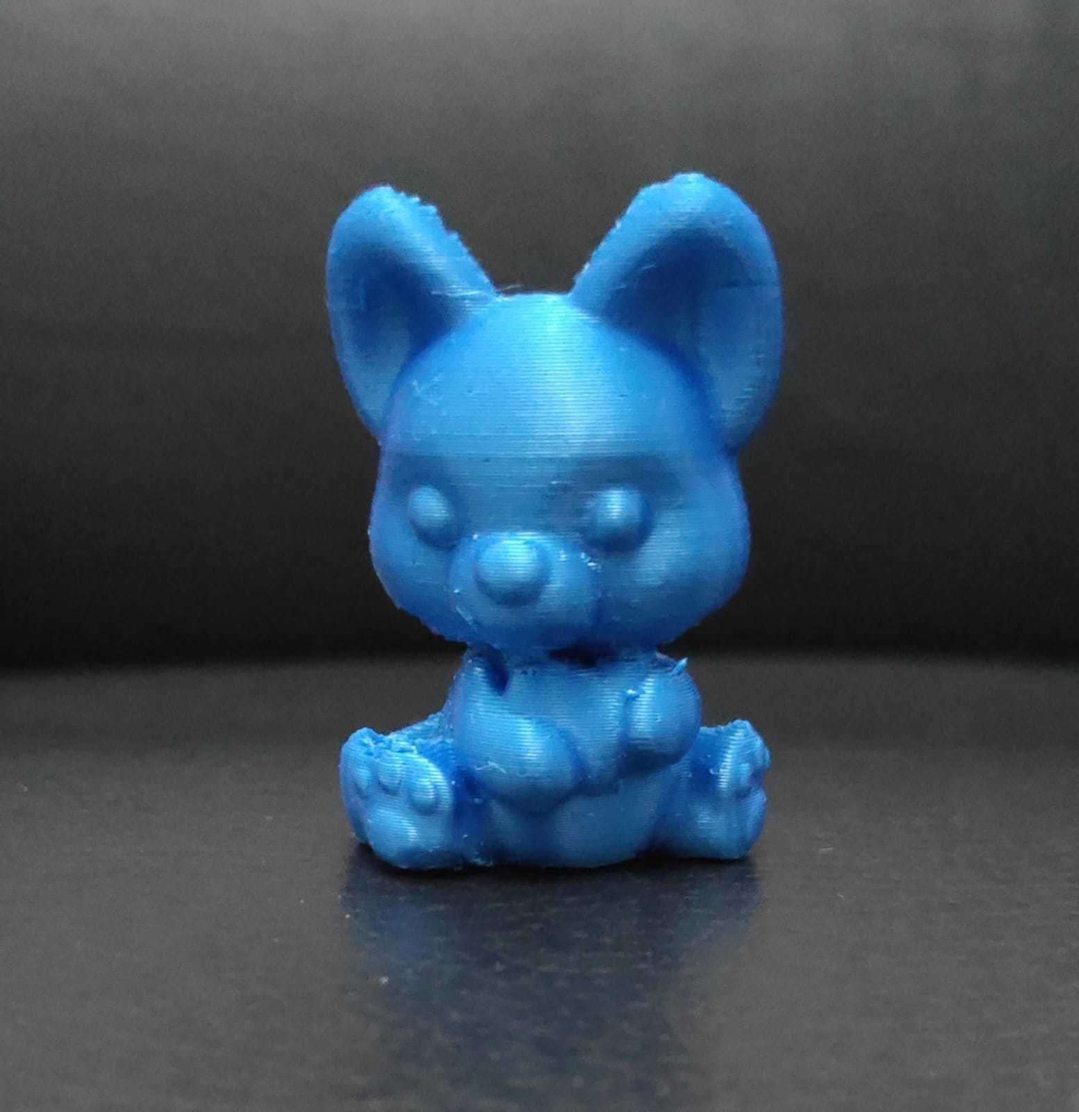 Fox Hugging Heart 3D print model_4