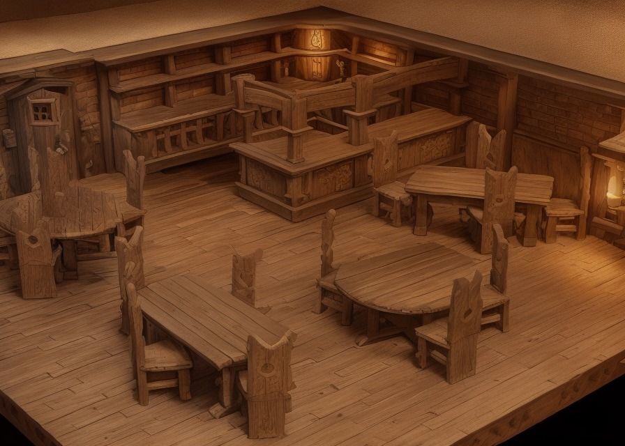LegendGames OpenLOCK Tavern Set 3D print model_33