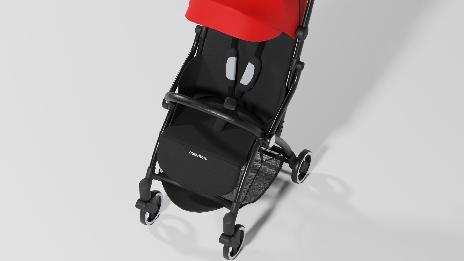 Hamilton R1 Baby stroller buggy set 3 variants collection S Low-poly 3D model_5