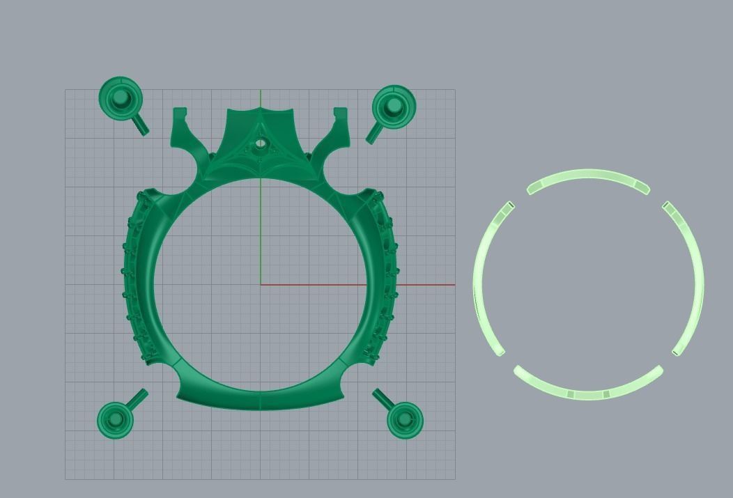 Fashion signet  unisex ring ready for printing FOR MEN AND WOMEN 3D print model_5