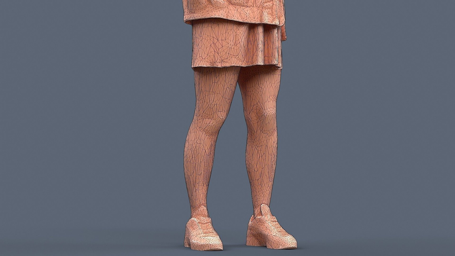 She Looked Around 3D model_17