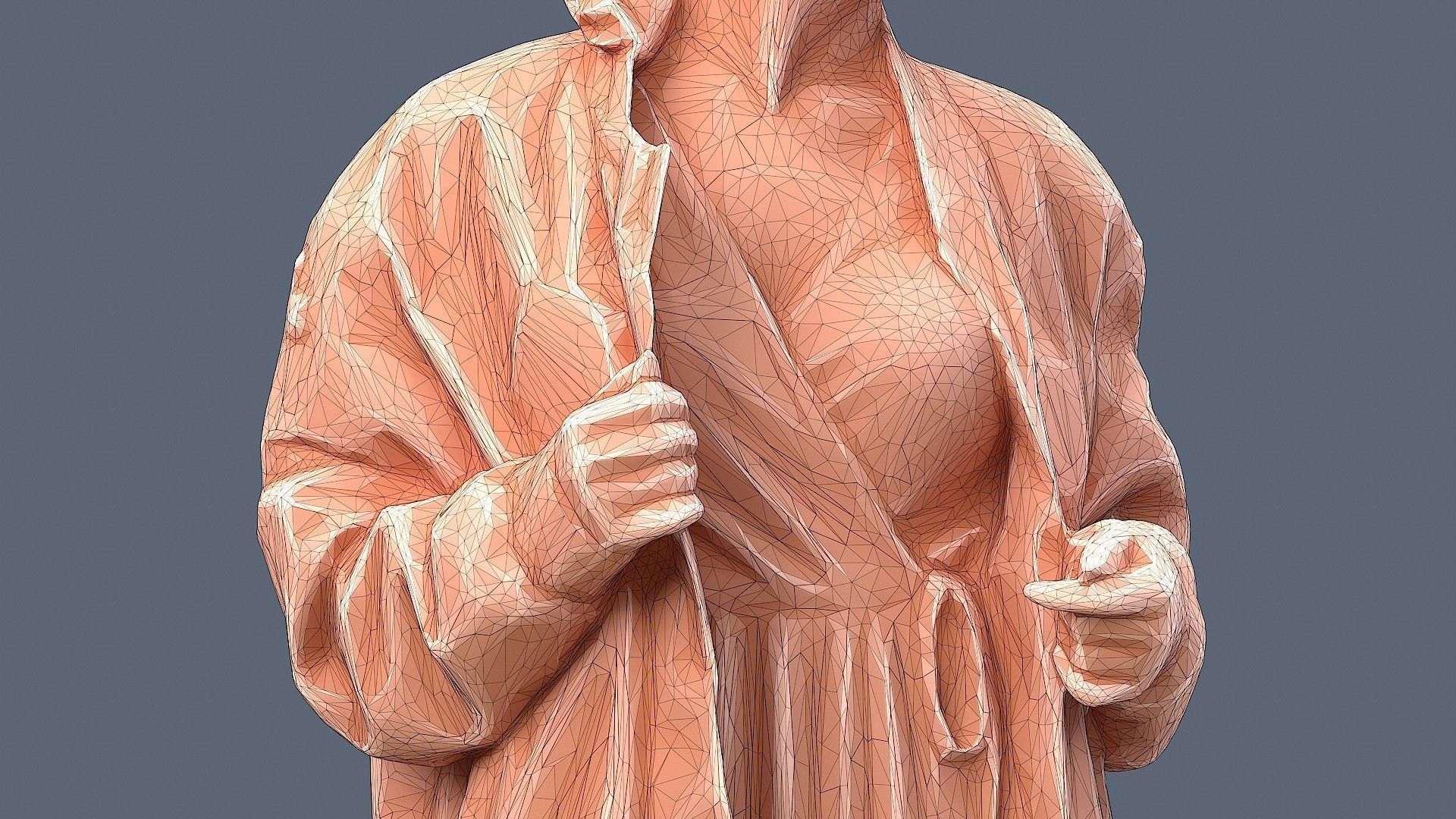 She Looked Around 3D model_13