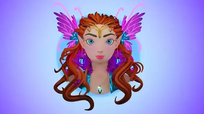 Fairy 3D Model - Princess Model Download