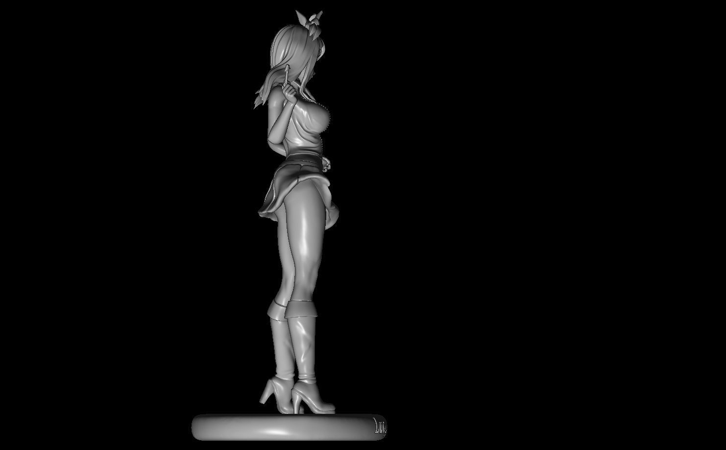 Lucy Heartfilia a Fairy tail fanart 3D print model_5
