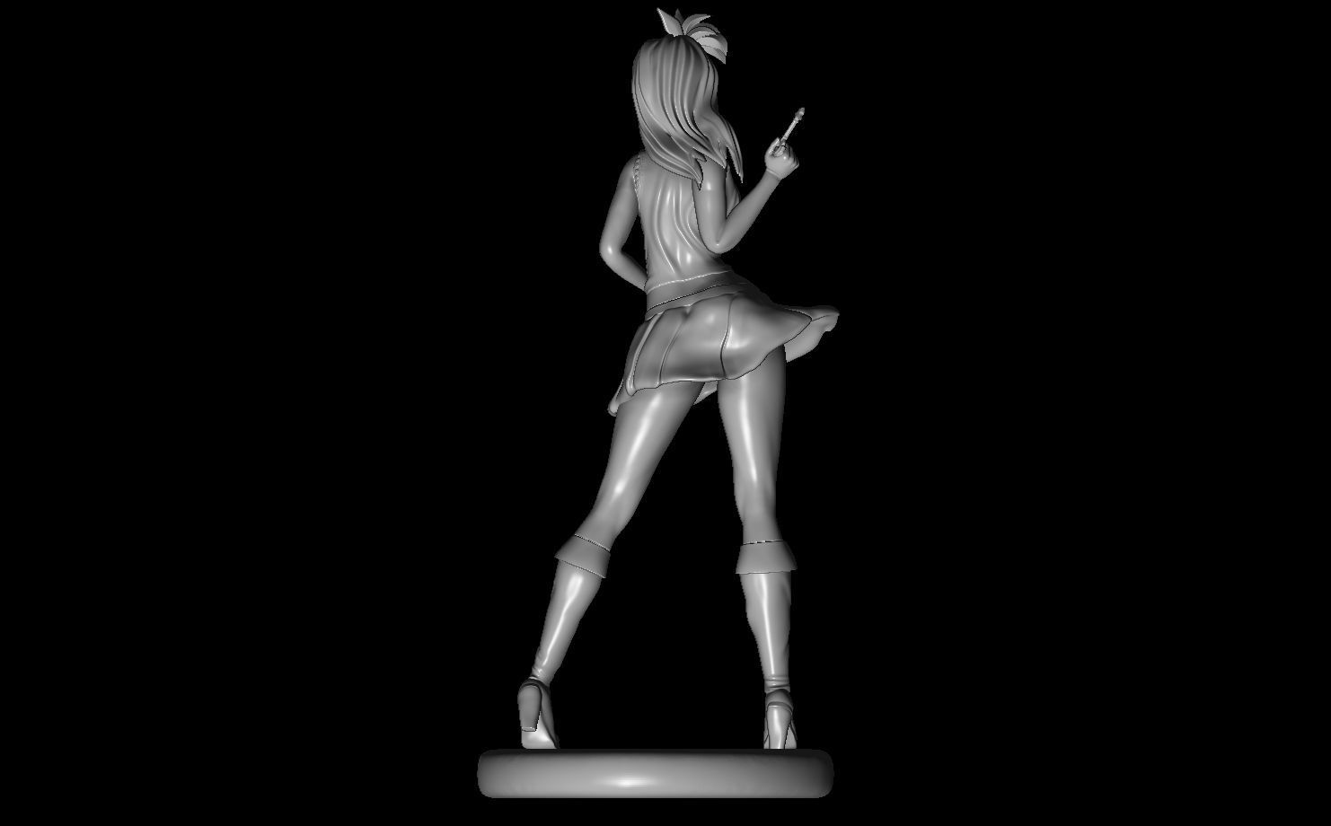 Lucy Heartfilia a Fairy tail fanart 3D print model_7