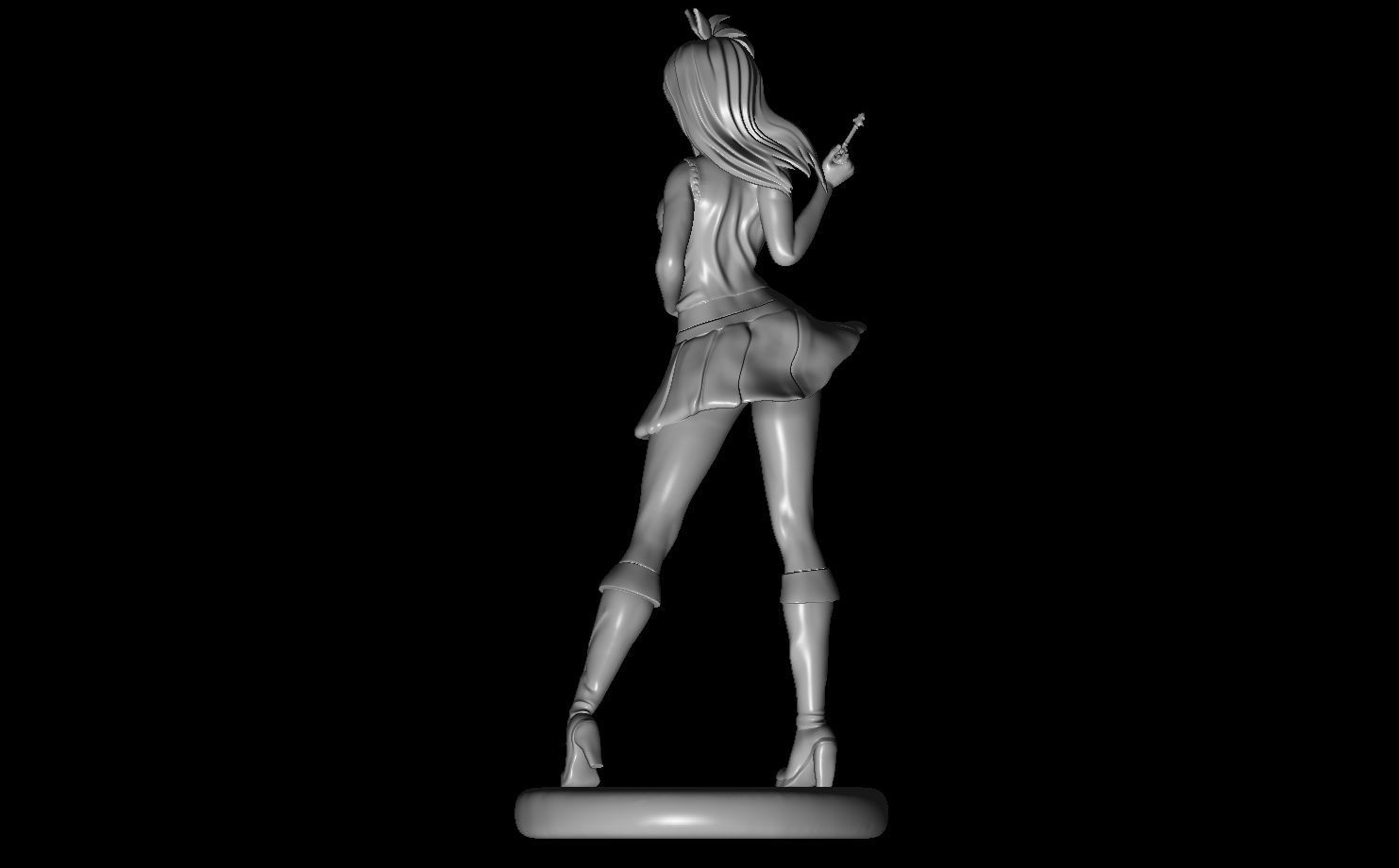 Lucy Heartfilia a Fairy tail fanart 3D print model_8