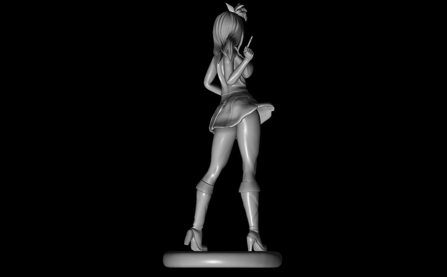 Lucy Heartfilia a Fairy tail fanart 3D print model_6