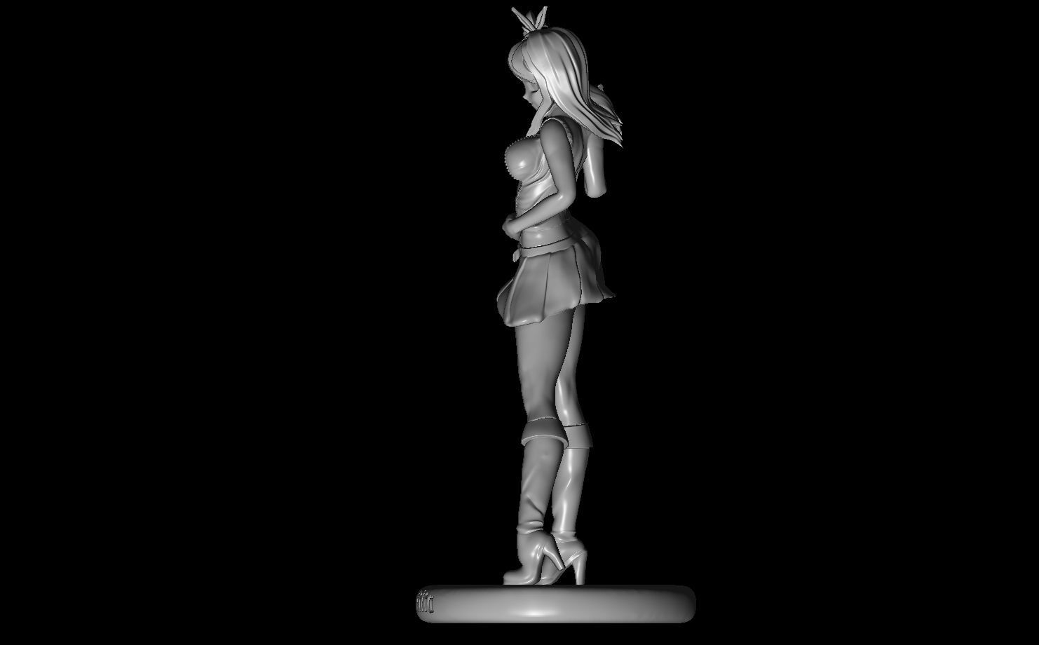 Lucy Heartfilia a Fairy tail fanart 3D print model_9