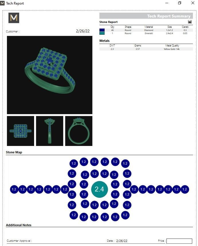 Double Halo Ring with Diamonds 3D print model_8