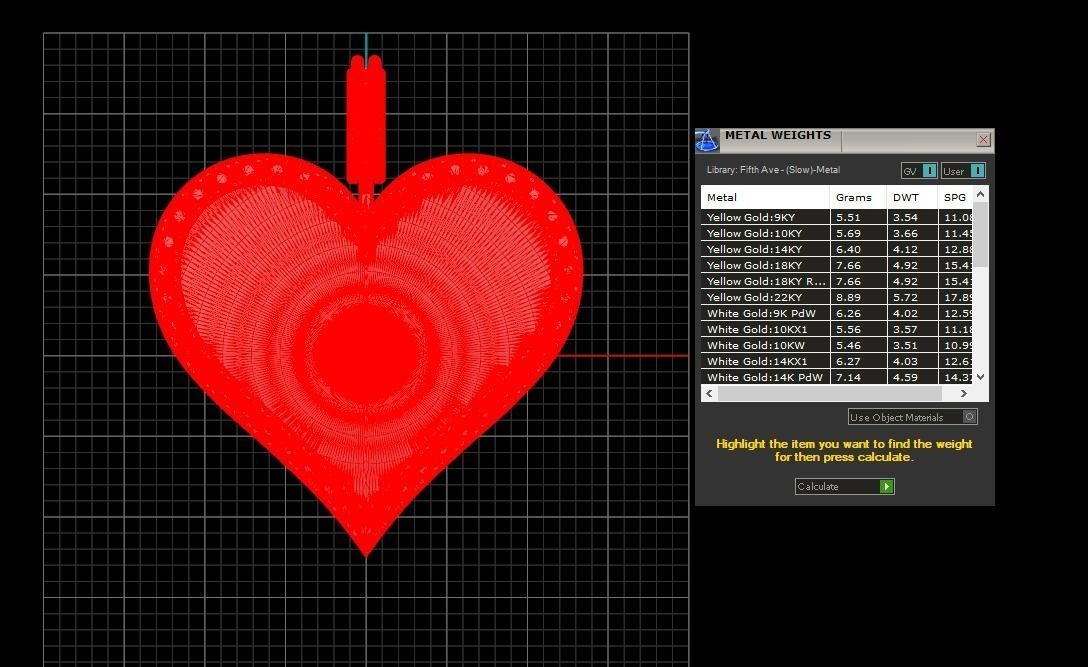 Heart Memory Frame Pendant  3D print model_6