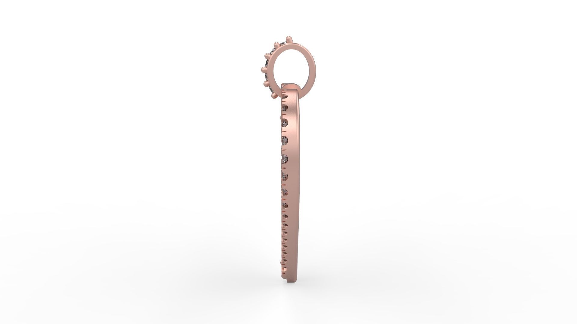 Heart Memory Frame Pendant  3D print model_2