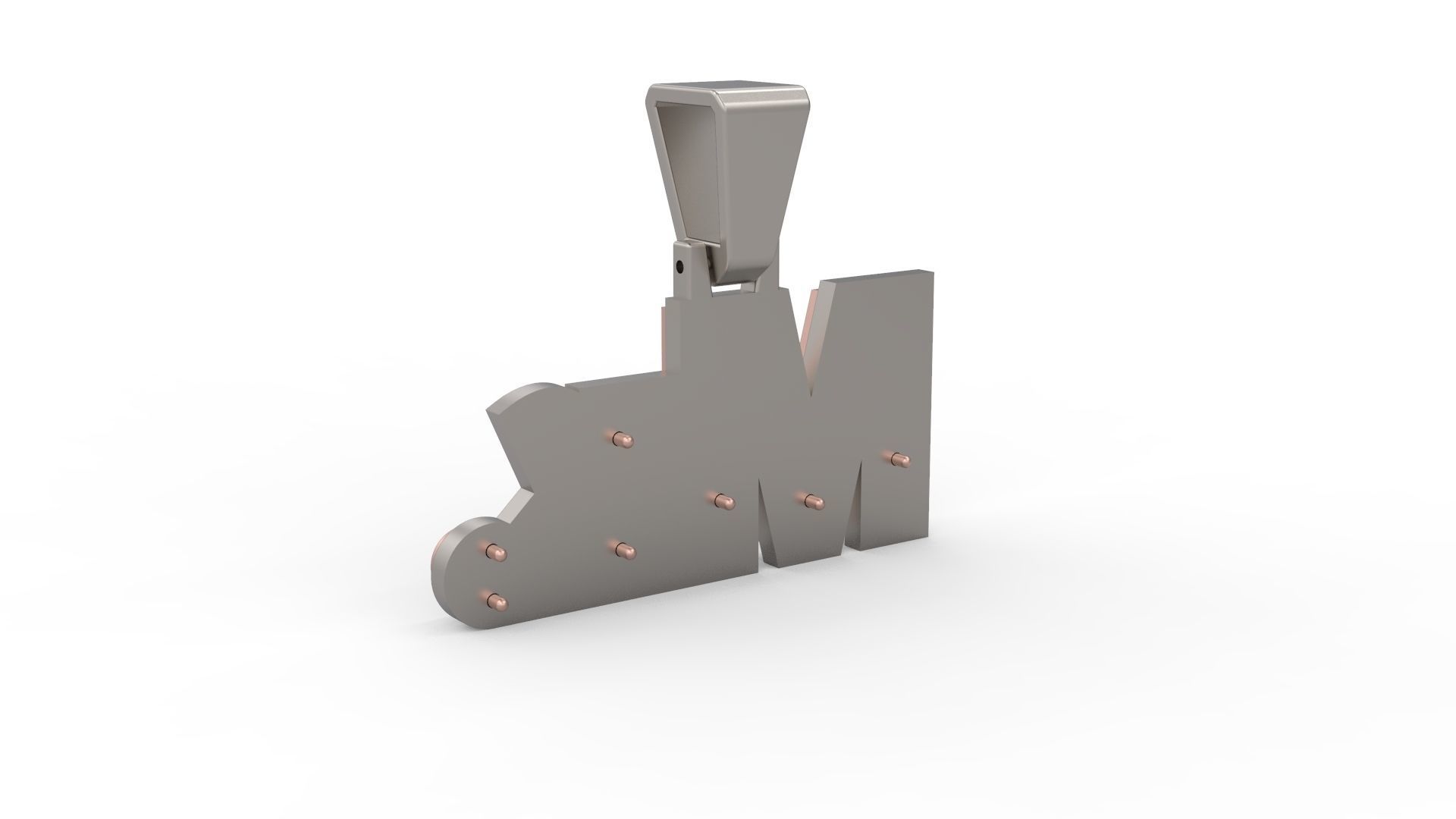 Mr  Pendant 3D print model_4