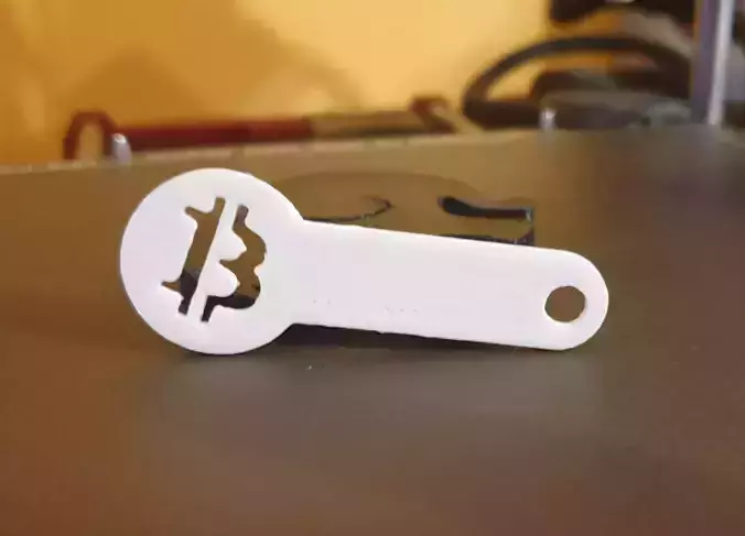 BITCOIN BTC SHOPPING CARD OPENER FOR CRYPTOCURRENCY FANS