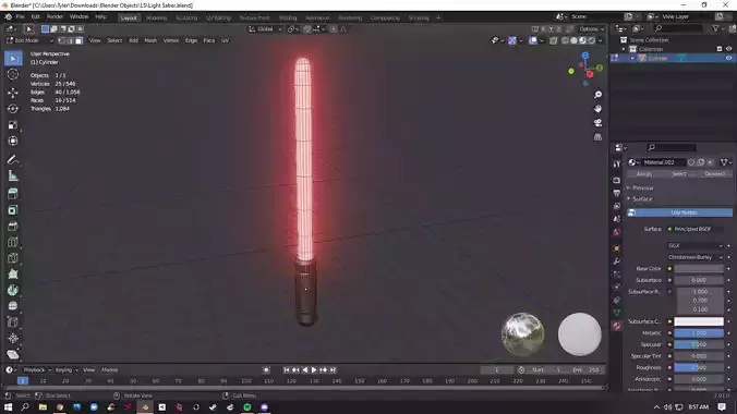 Light Saber Sci-Fi Light Sword Space Ship theme
