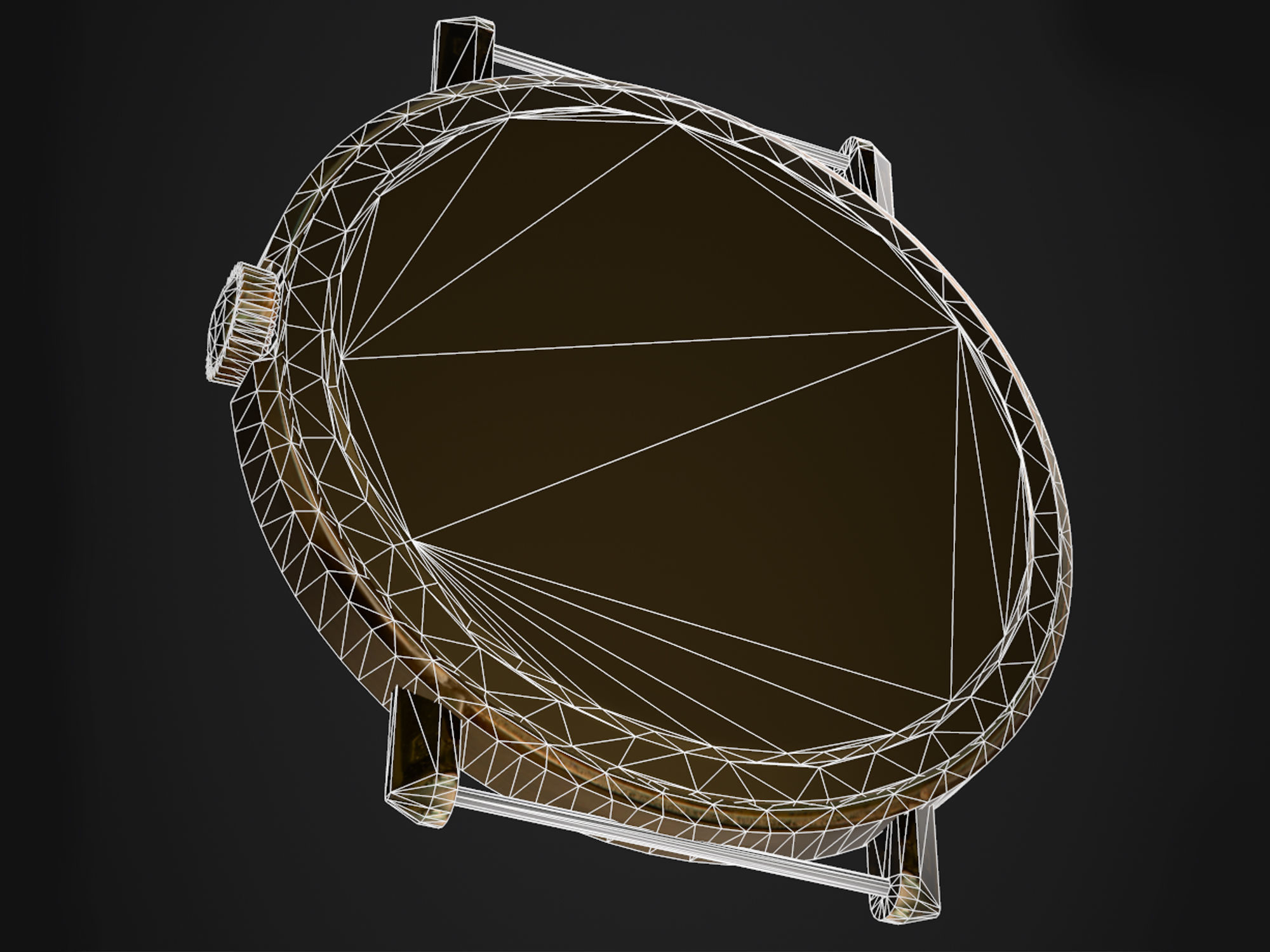 Watch mechanism 3 Low-poly 3D model_15