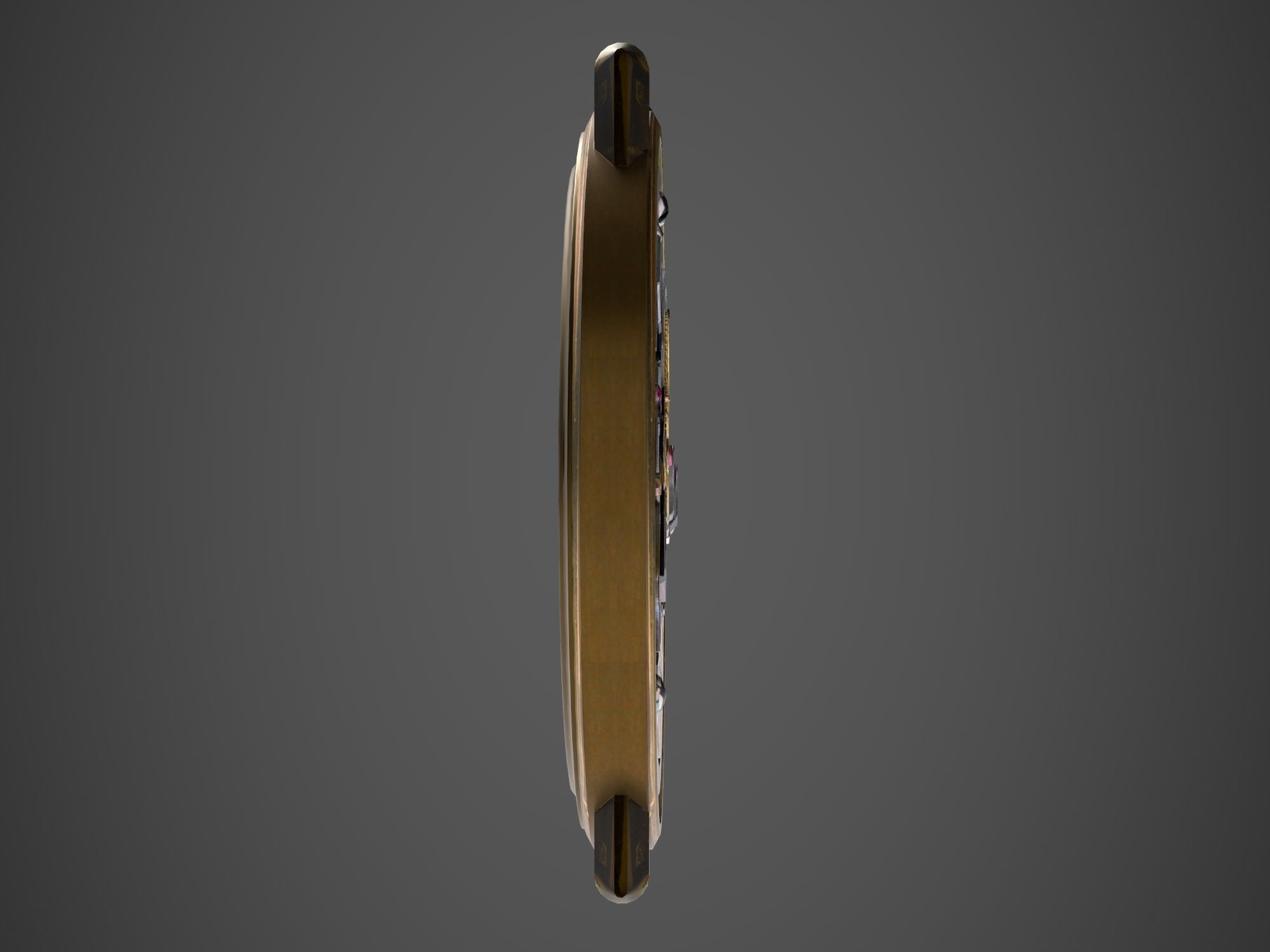 Watch mechanism 3 Low-poly 3D model_6