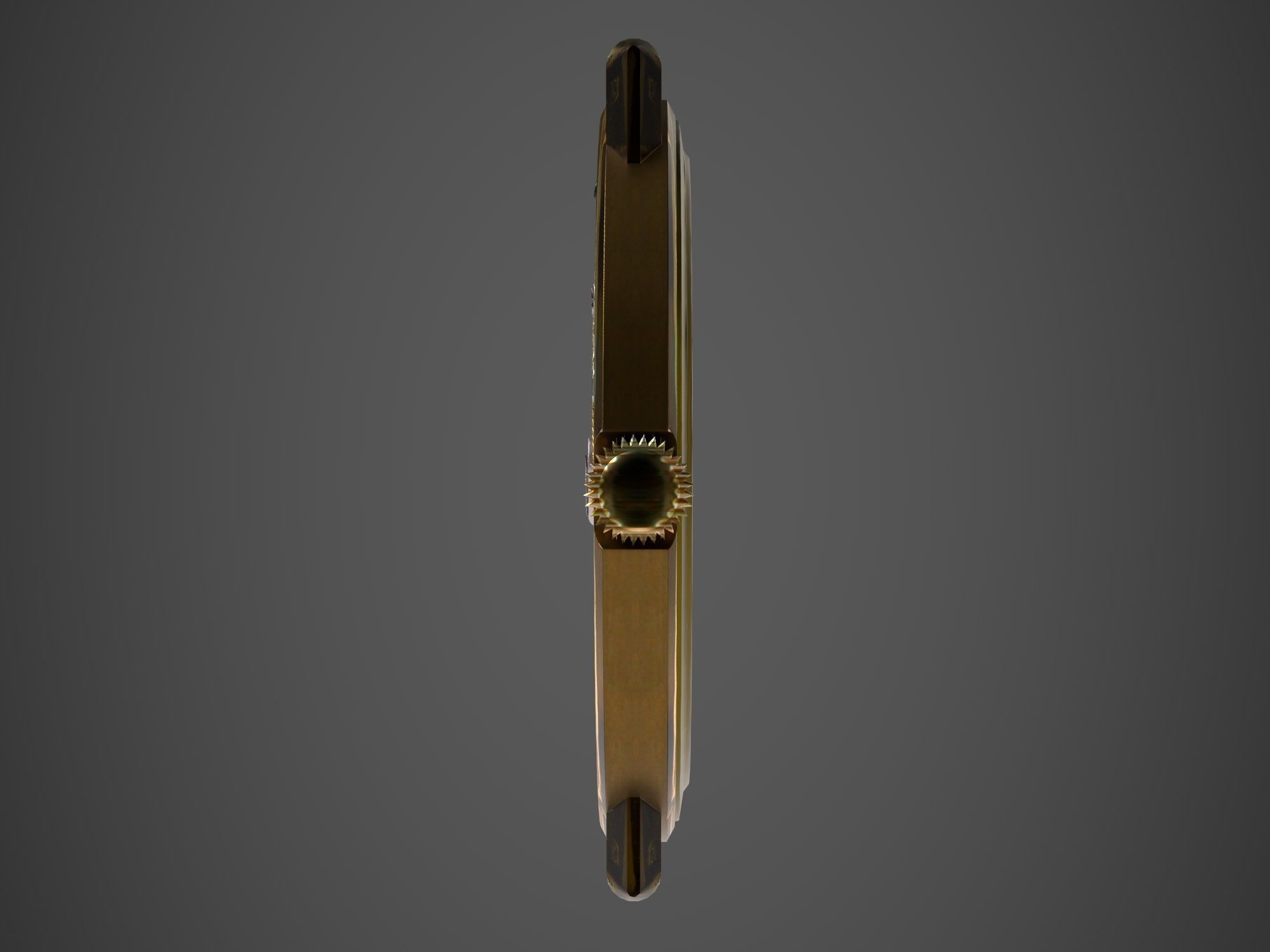 Watch mechanism 3 Low-poly 3D model_2