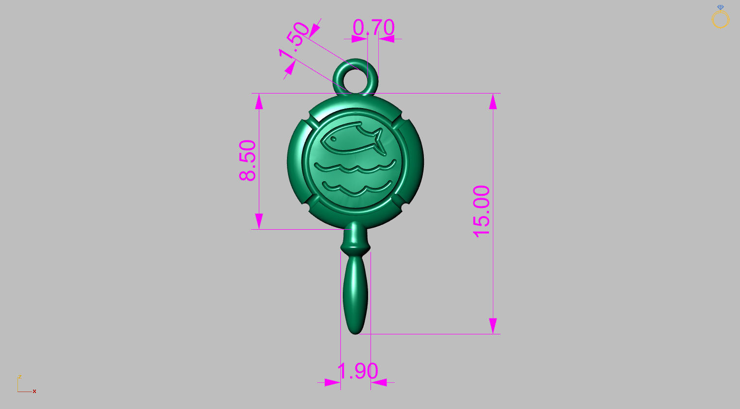 Iemaja Orixas Tool Collection 3D print model_12