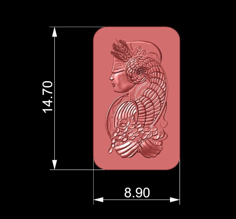 Pamp Frame Pendant 06 3D print model_5