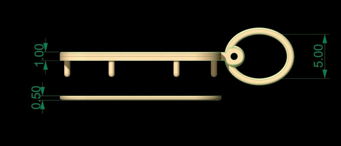 Pamp Frame Pendant 06 3D print model_7