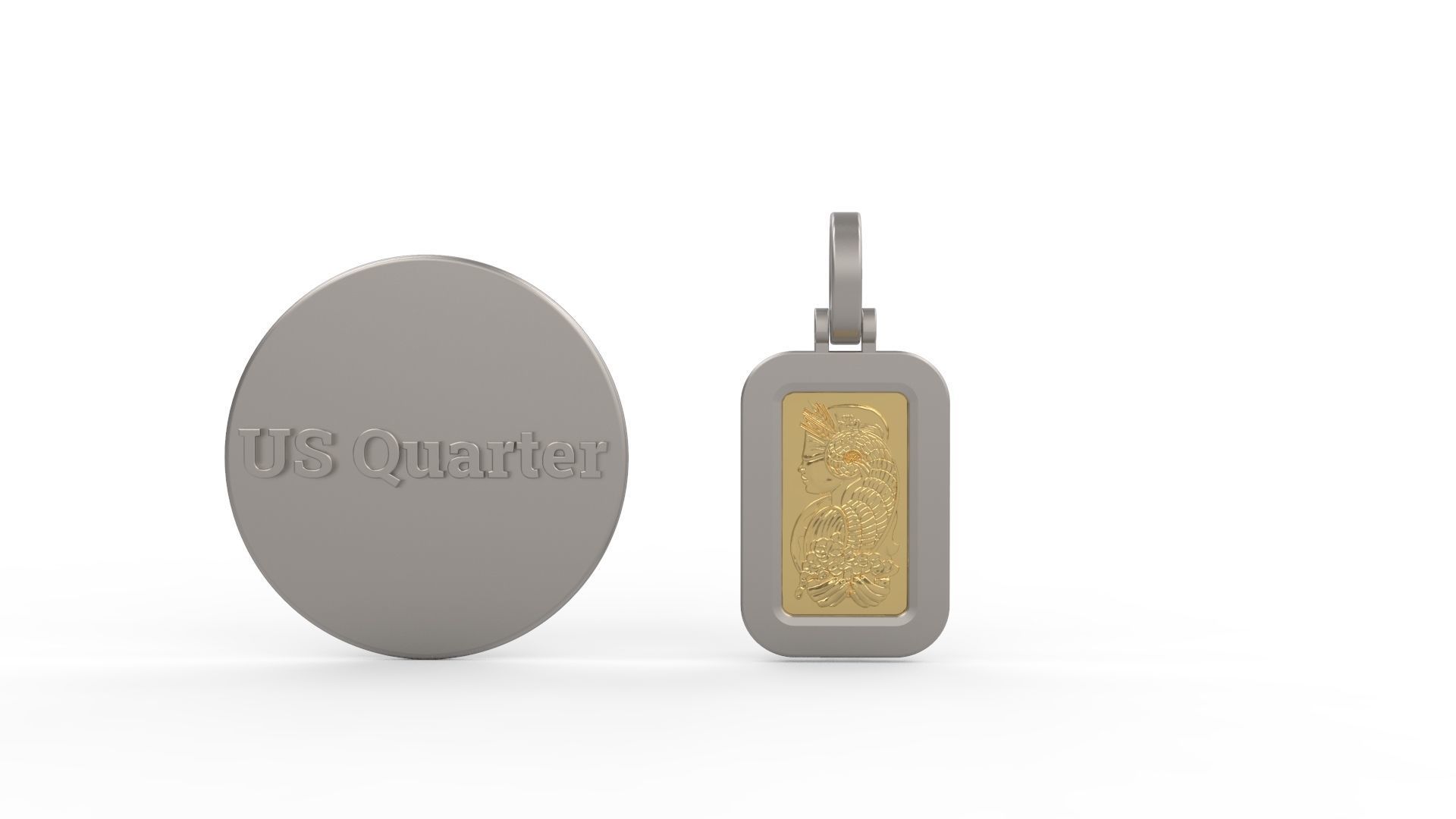 Pamp Frame Pendant 06 3D print model_4