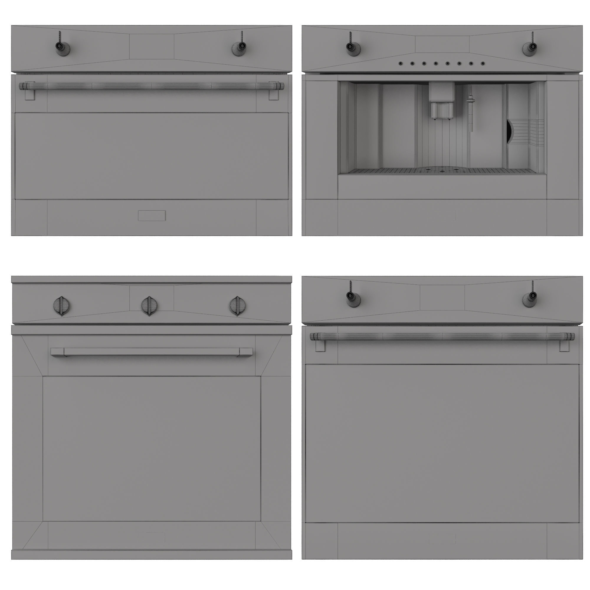 Smeg Ovens 3D model_5