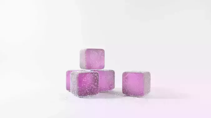 Jell-o gummies Free 3D model